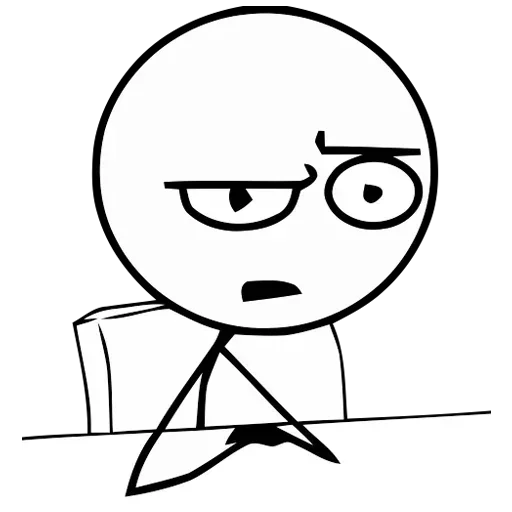 😳 Стикер «Desk / meme faces» для Telegram