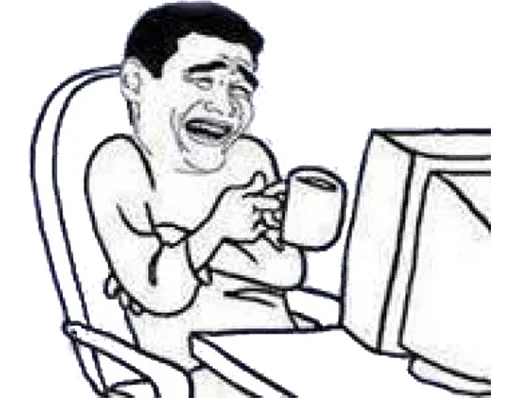 😄 Стикер «Desk / meme faces» для Telegram
