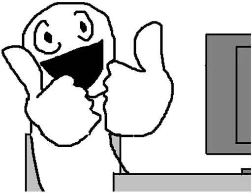 👍 Стикер «Desk / meme faces» для Telegram