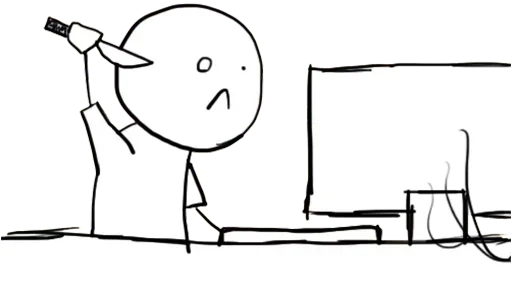 🔪 Стикер «Desk / meme faces» для Telegram