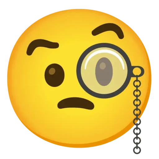 🧐 Стикер «Emote ¦» для Telegram