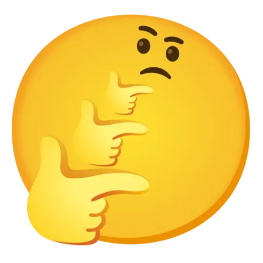 🤔 Стикер «Emote ¦» для Telegram