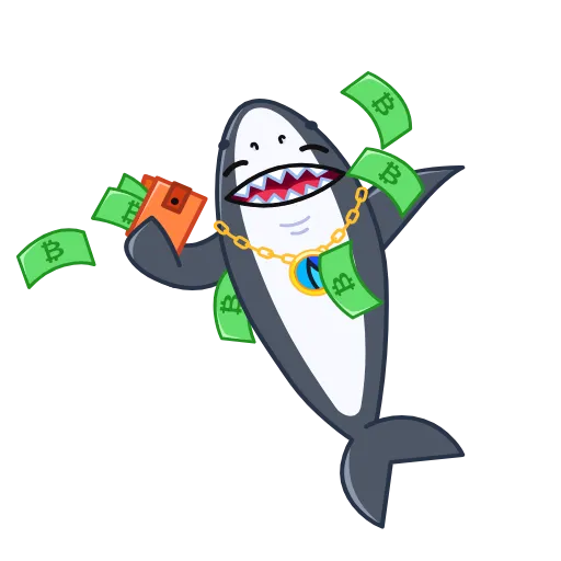 Стикерпак Shark для Telegram — скачать