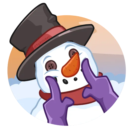 🙂 Стикер «New Year Stickers» для Telegram