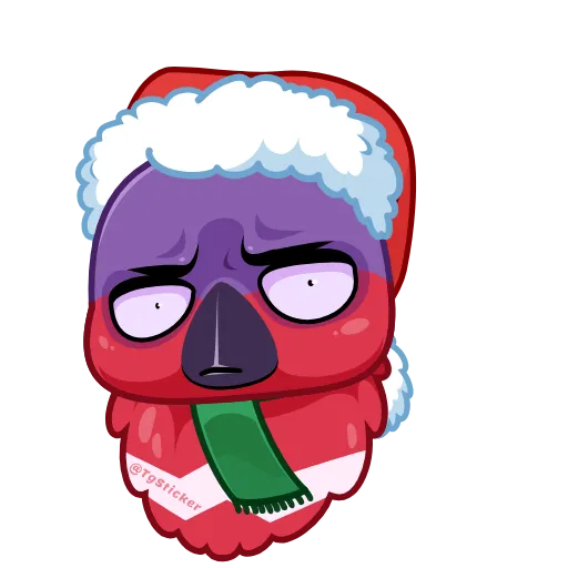 🤨 Стикер «New Year Stickers» для Telegram