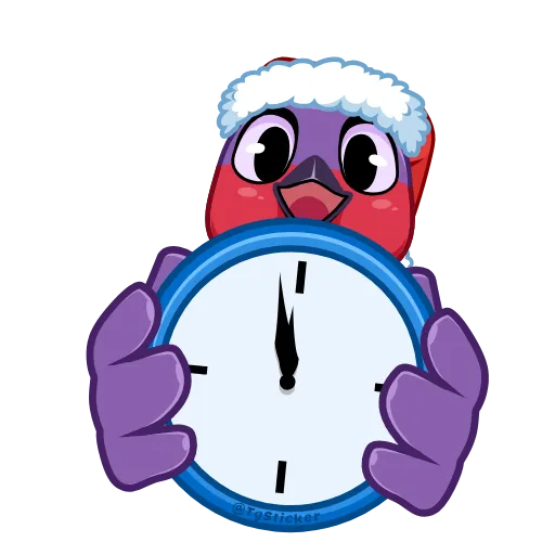 🕛 Стикер «New Year Stickers» для Telegram