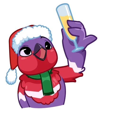 🥂 Стикер «New Year Stickers» для Telegram