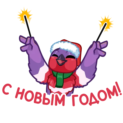 🎇 Стикер «New Year Stickers» для Telegram