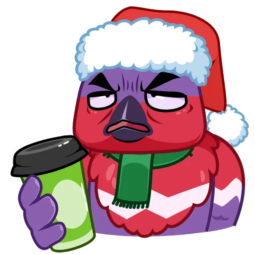 😒 Стикер «New Year Stickers» для Telegram