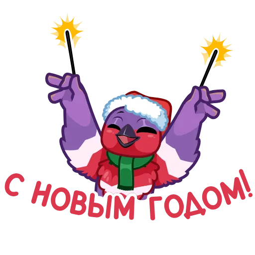 🎄 Эмодзи «Финч» для Telegram