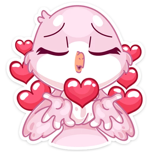😘 Стикер «Фин и Фенечка. История создания стикеров» для Telegram