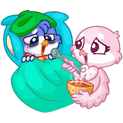 🤒 Эмодзи «Фин и Фенечка» для Telegram