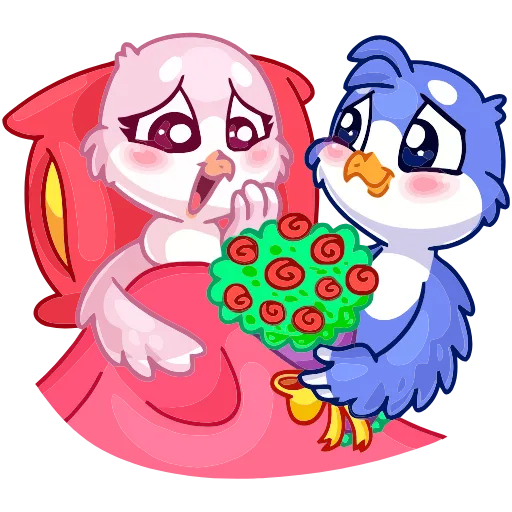 🌹 Эмодзи «Фин и Фенечка» для Telegram