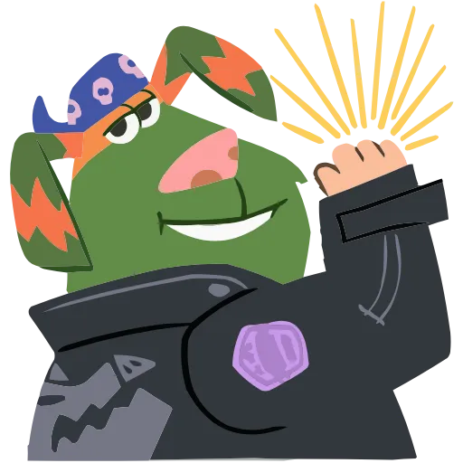 🤘 Эмодзи «Набор эмоджи по мульту «Финник»» для Telegram
