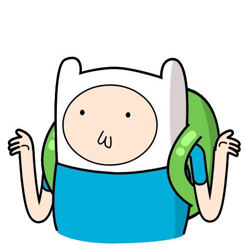🤷‍♂️ Стикер «Finn» для Telegram