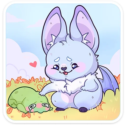 🥰 Стикер «Фин» для Telegram