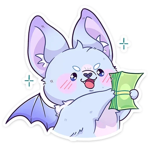 🤑 Стикер «Фин» для Telegram