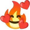 🥰 Эмодзи «fire 1» для Telegram