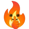 🤫 Эмодзи «fire 1» для Telegram