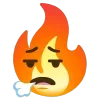 😮‍💨 Эмодзи «fire 1» для Telegram