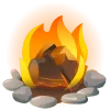 Эмодзи fire 2 для Telegram — скачать