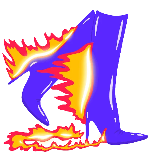 😎 Стикер «fire stickers» для Telegram