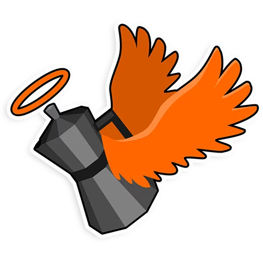 👼 Стикер «fire-mori» для Telegram