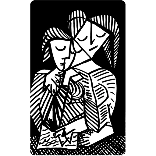 🥱 Стикер «ЧБ / BW» для Telegram