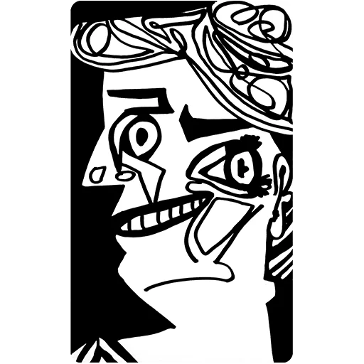 😈 Стикер «ЧБ / BW» для Telegram