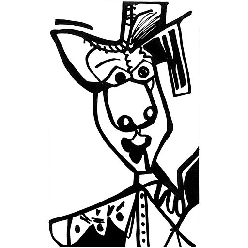 👀 Стикер «ЧБ / BW» для Telegram