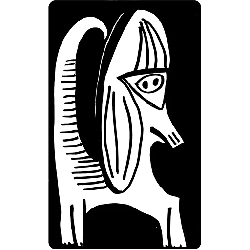 🐩 Стикер «ЧБ / BW» для Telegram