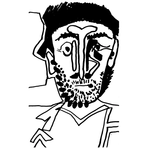 🪒 Стикер «ЧБ / BW» для Telegram