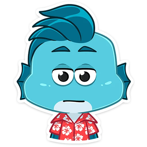 😐 Стикер «Фиш и Фишка» для Telegram
