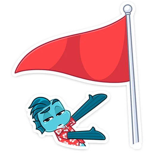 ⛳ Стикер «Фиш и Фишка» для Telegram