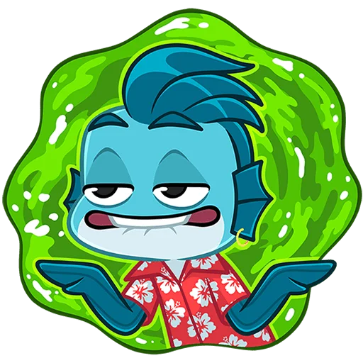🐟 Стикер «Фиш и Фишка» для Telegram