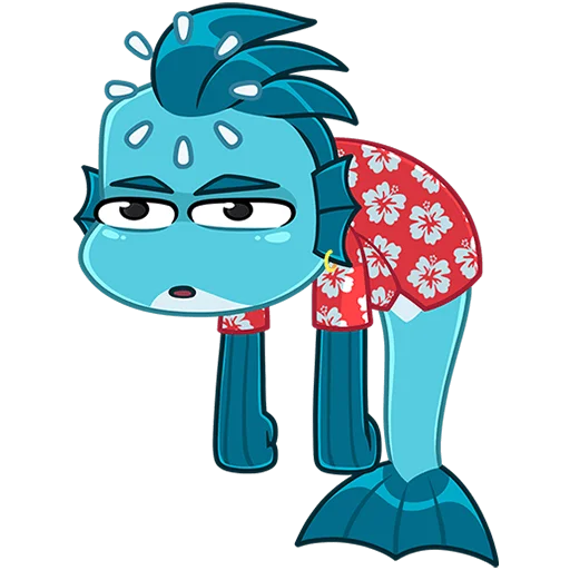 🐟 Стикер «Фиш и Фишка без текста» для Telegram
