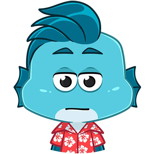 🐟 Стикер «Фиш и Фишка без текста» для Telegram