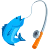 🎣 Эмодзи «Fish Reaction» для Telegram