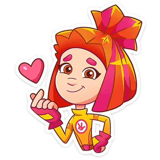 ❤ Стикер «Фиксики» для Telegram