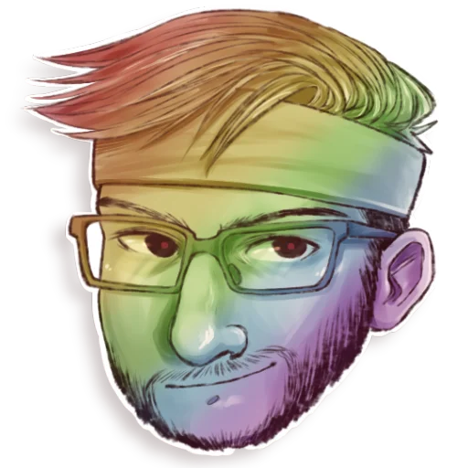 🏳‍🌈 Стикер «Flackjk chort» для Telegram