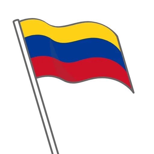 🇨🇴 Стикер «Флаги» для Telegram