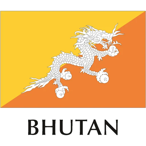 🇧🇹 Стикер «Flags» для Telegram