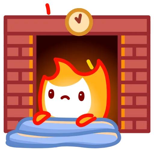😴 Стикер «Little Flame» для Telegram