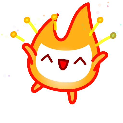 🥳 Стикер «Little Flame» для Telegram