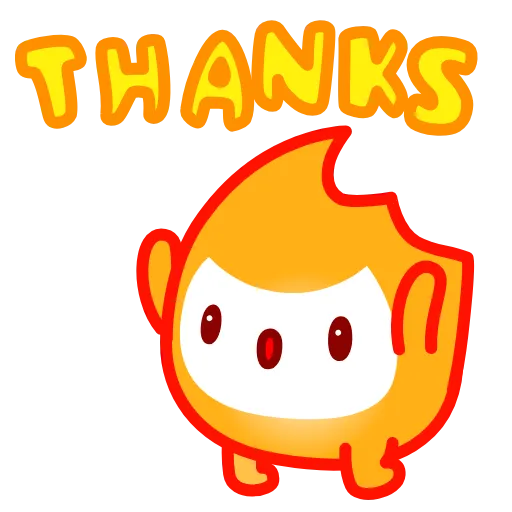 🙏 Стикер «Little Flame» для Telegram