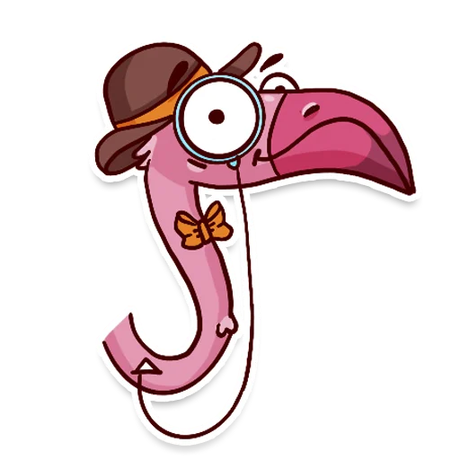🦩 Стикер «Flamingo» для Telegram