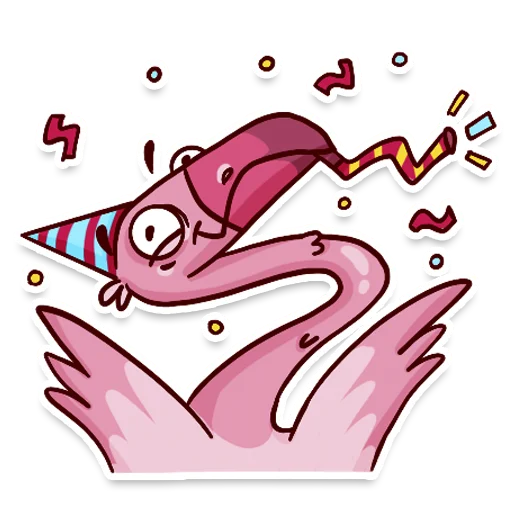 🦩 Стикер «Flamingo» для Telegram