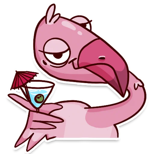 🦩 Стикер «Flamingo» для Telegram
