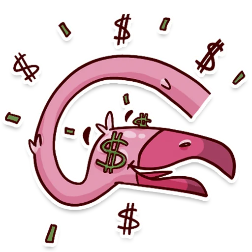 💰 Стикер «Flamingo» для Telegram