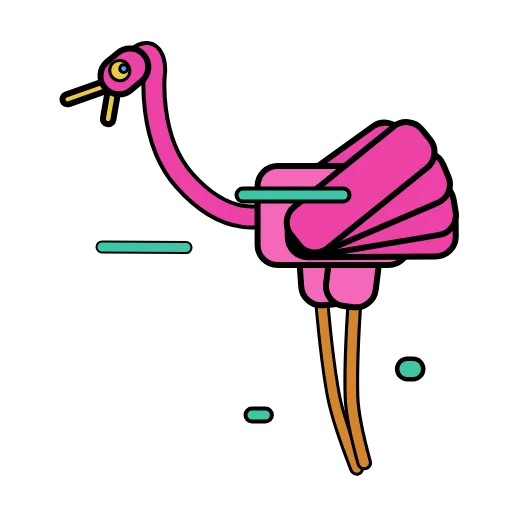 Стикерпак Flamingo для Telegram — скачать